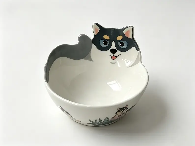 Hand painted ceramic decoration services, custom colors and patterns on porcelain by TYY china artisans