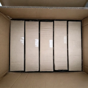 Individual ceramic pieces packed in inner cartons with protective foam dividers for safe export shipping