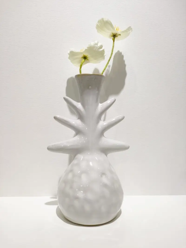 024D Starburst Texture Vessel with dimensional surface pattern and unique decorative silhouette